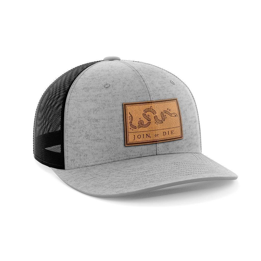 Join Or Die Leather Patch Hat