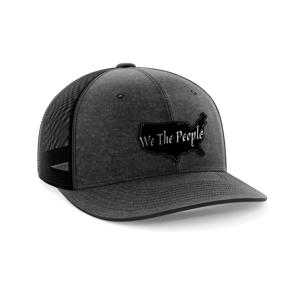 1776 We The People USA Black Patch Hat