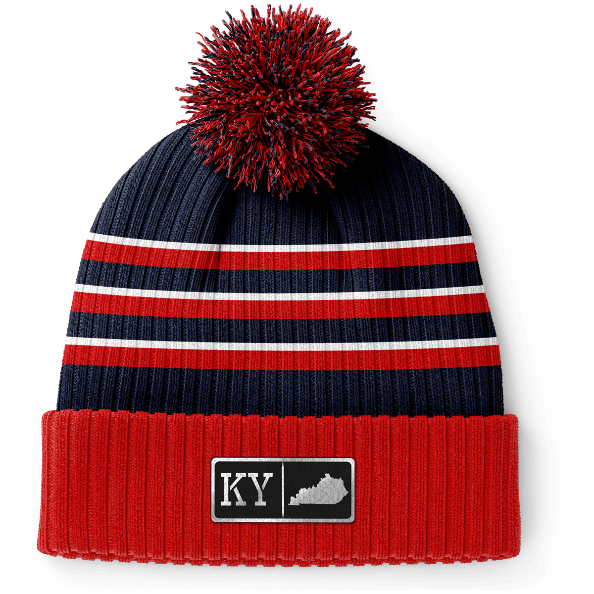 Kentucky Black Leather Patch Homegrown Beanie