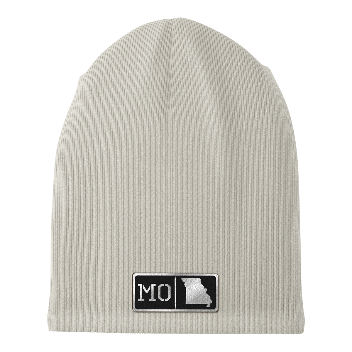 Missouri Black Leather Patch Homegrown Beanie