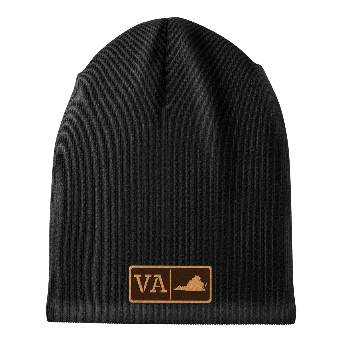 Virginia Leather Patch Homegrown Beanie