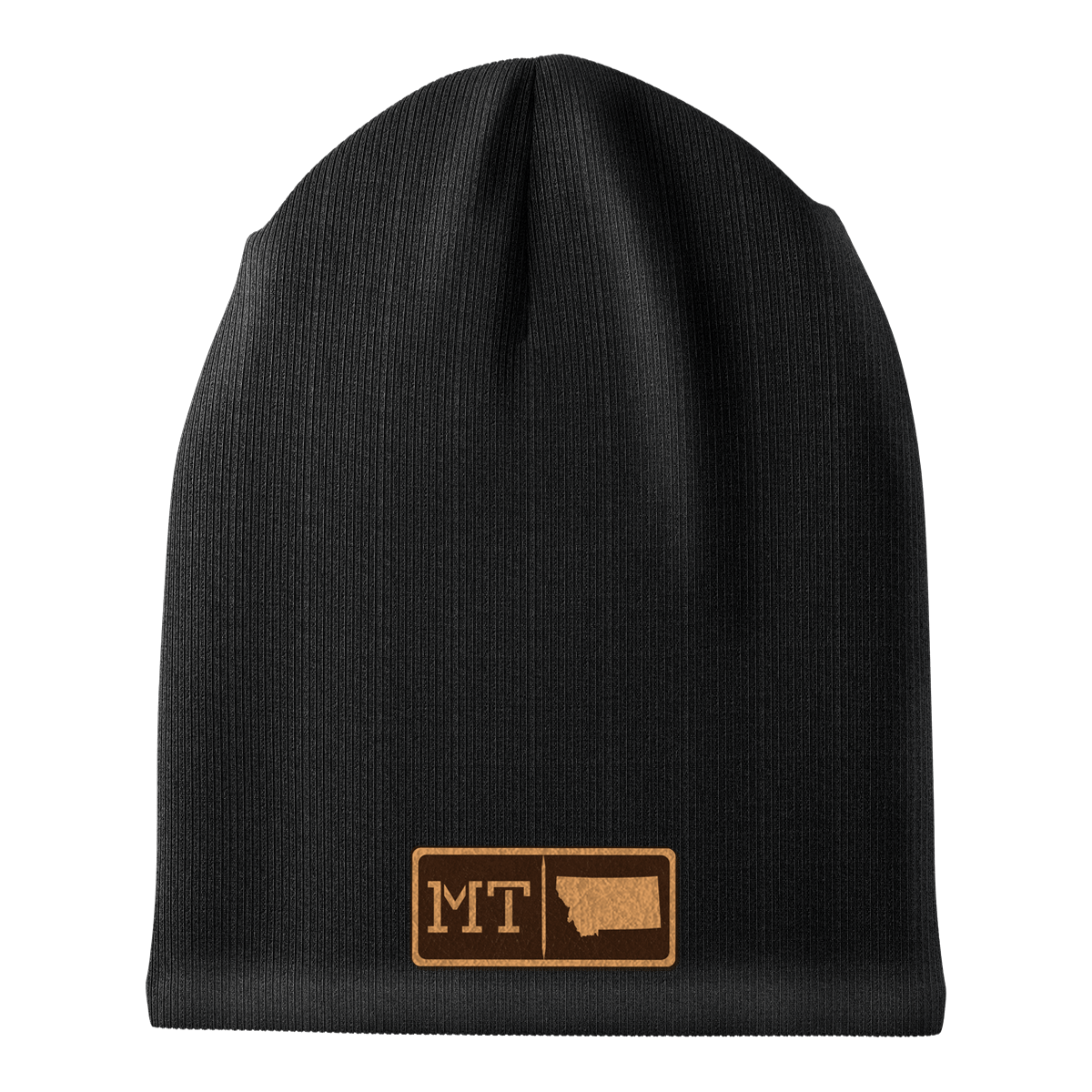 Montana Leather Patch Homegrown Beanie