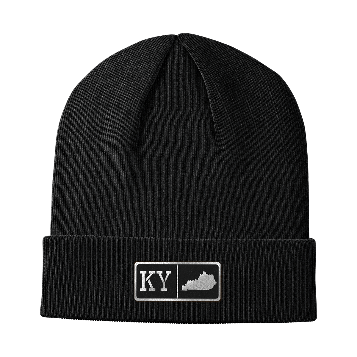 Kentucky Black Leather Patch Homegrown Beanie