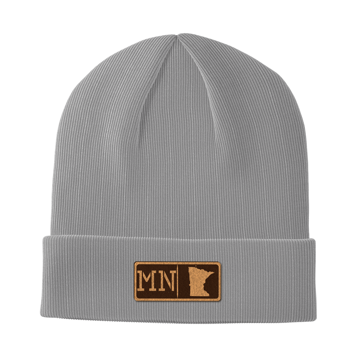 Minnesota Leather Patch Homegrown Beanie