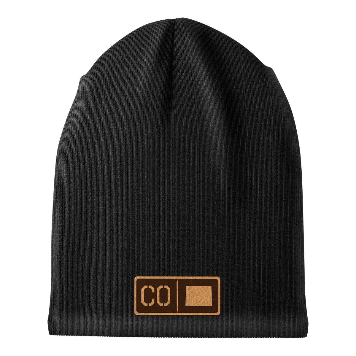 Colorado Leather Patch Homegrown Beanie