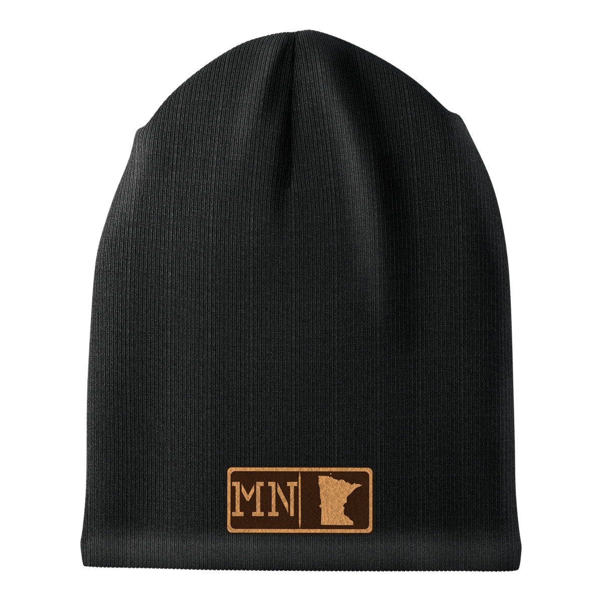 Minnesota Leather Patch Homegrown Beanie