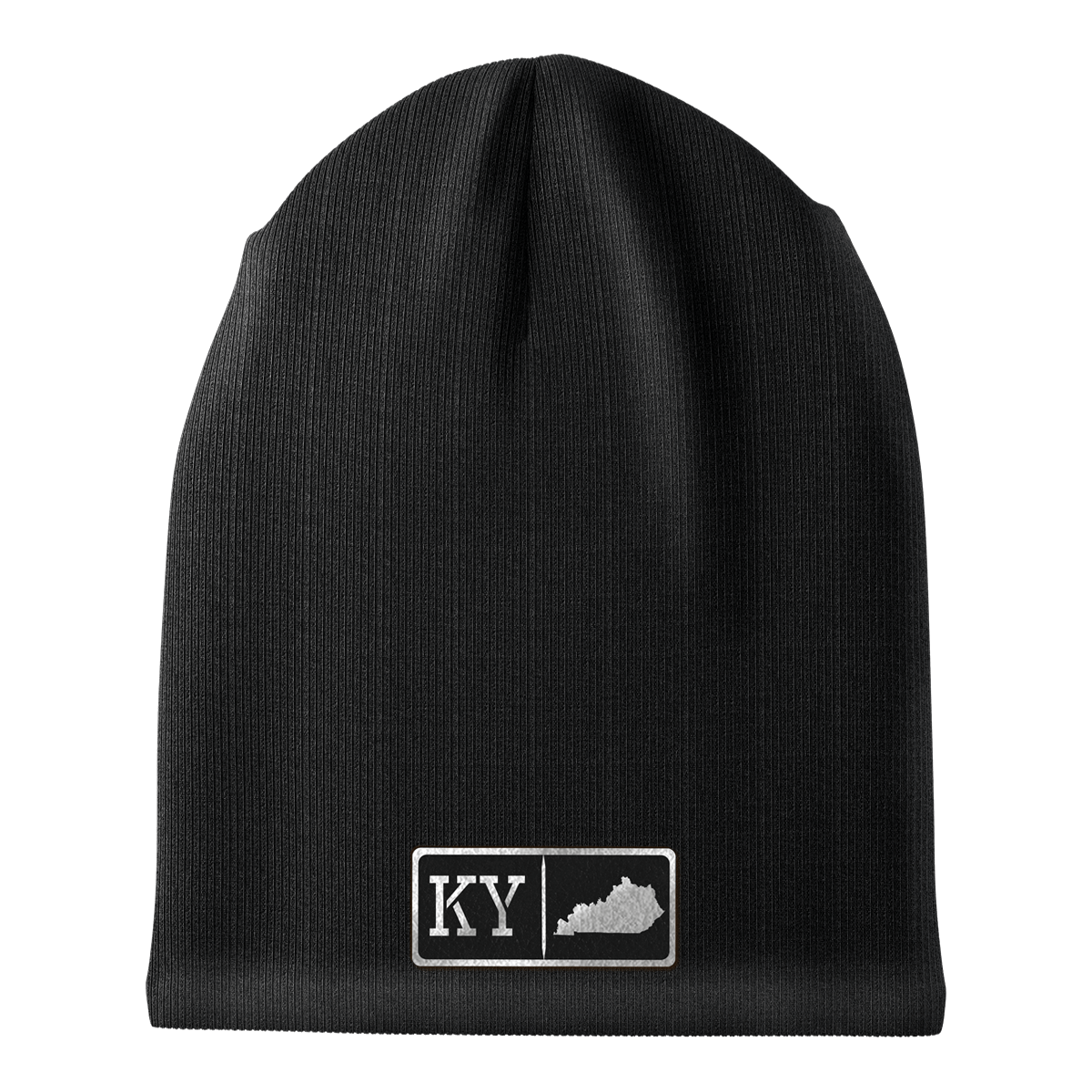 Kentucky Black Leather Patch Homegrown Beanie