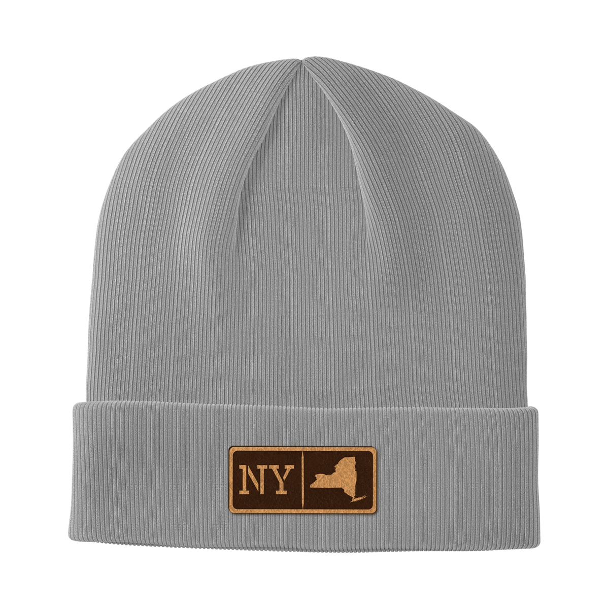 New York Leather Patch Homegrown Beanie