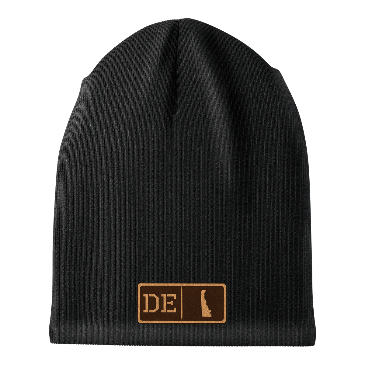 Delaware Leather Patch Homegrown Beanie