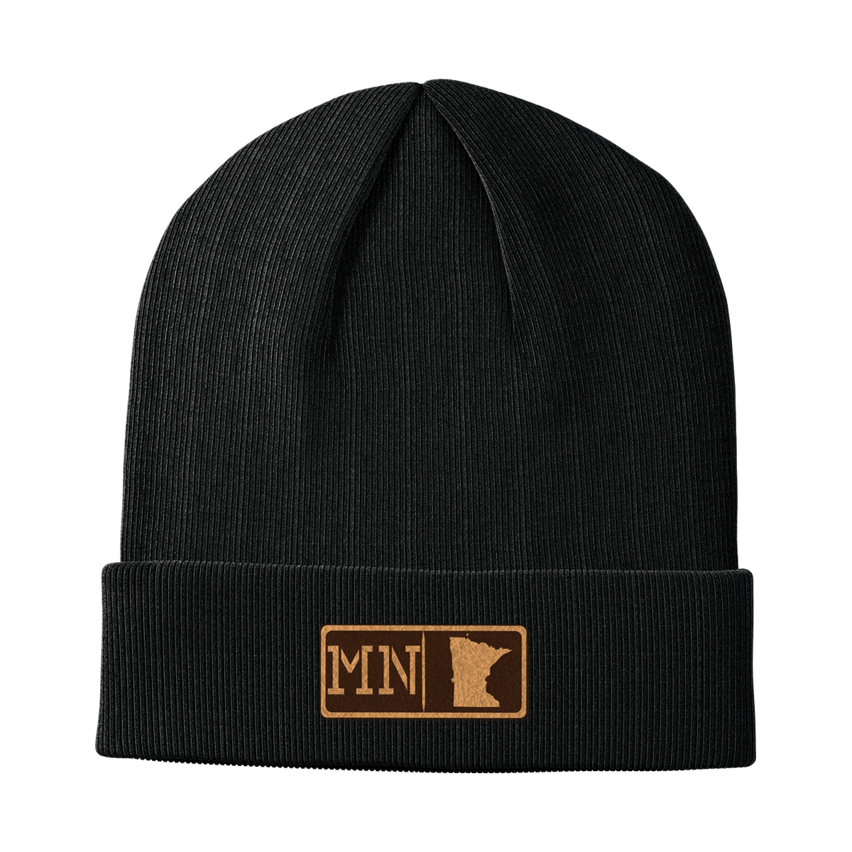Minnesota Leather Patch Homegrown Beanie