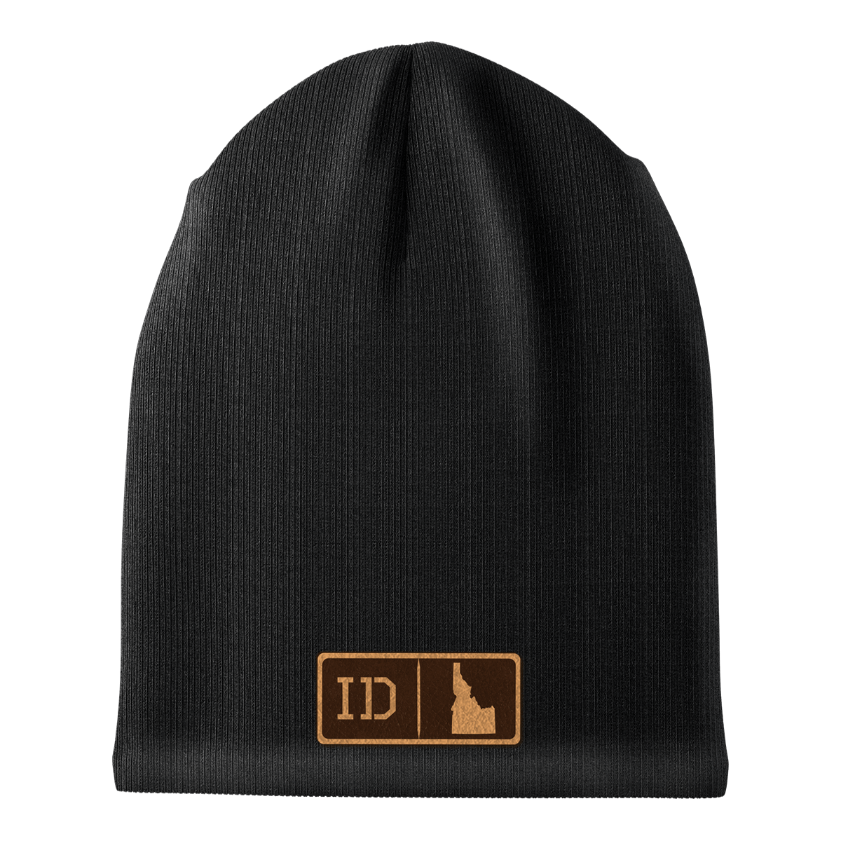 Idaho Leather Patch Homegrown Beanie