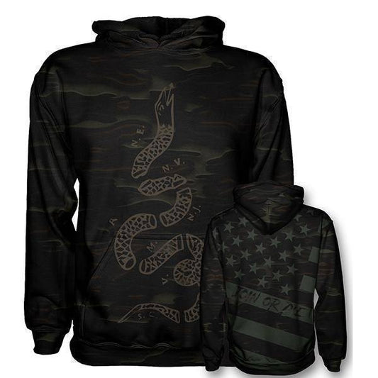 Join or Die Hoodie - Dark Camo