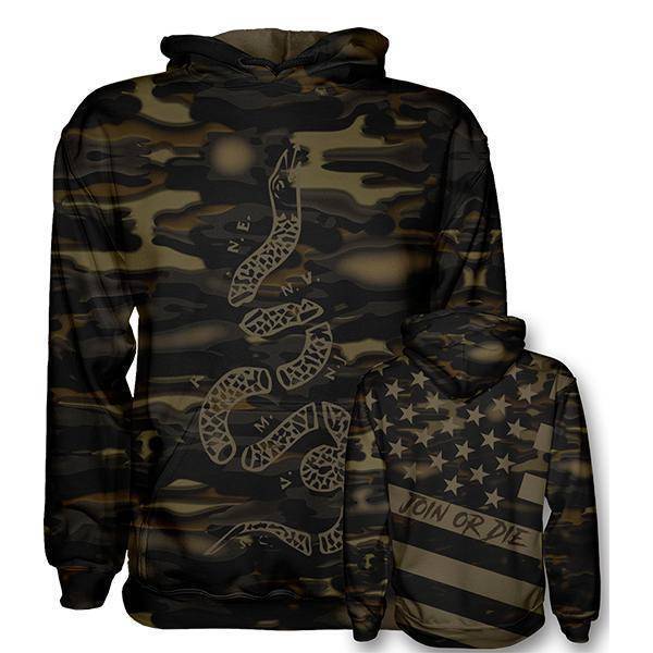 Join or Die Hoodie - Gold Camo