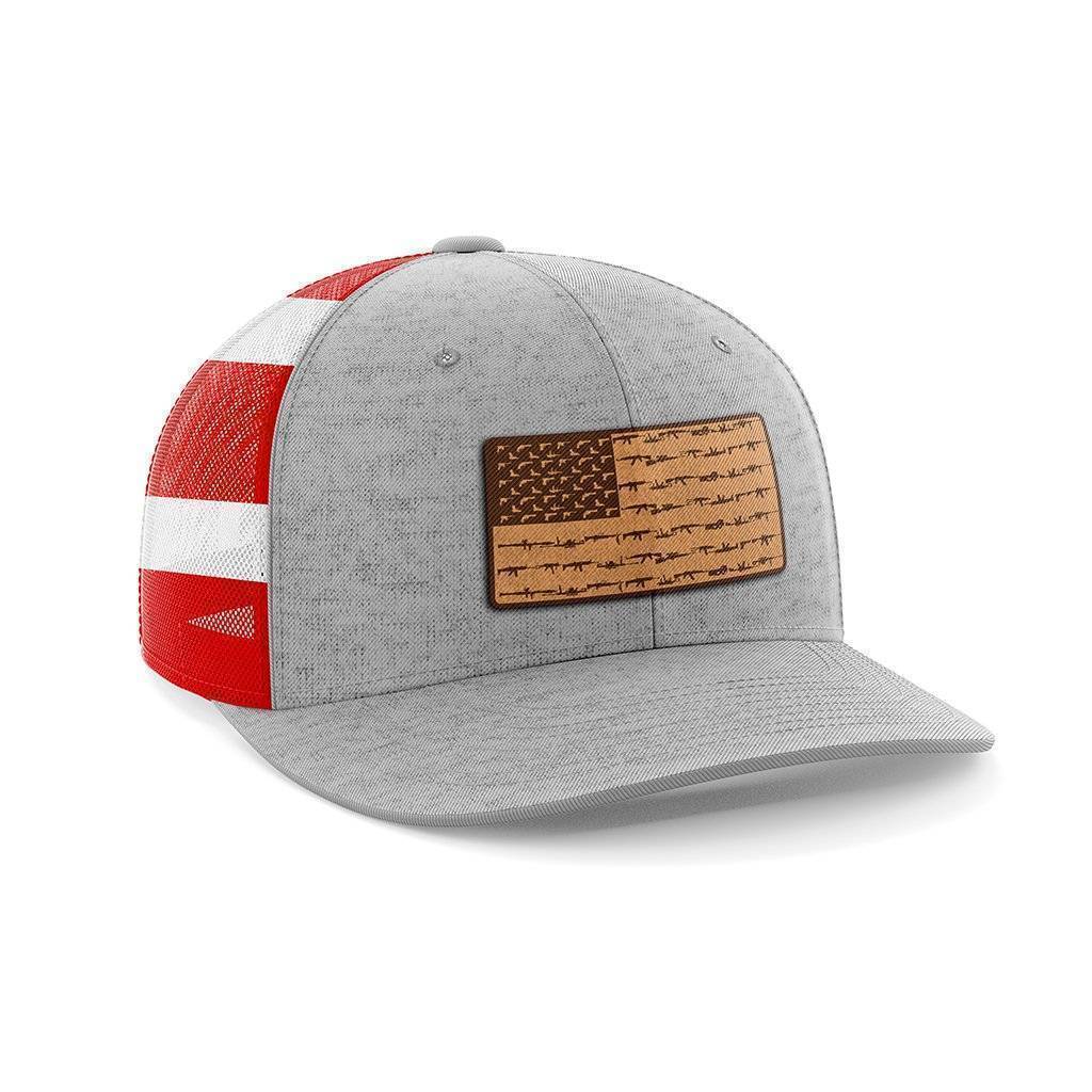 Amerigun Flag Leather Patch Hat