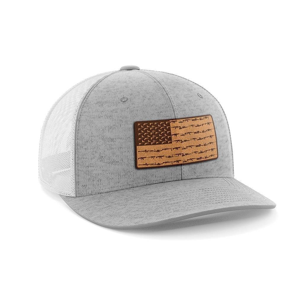 Amerigun Flag Leather Patch Hat