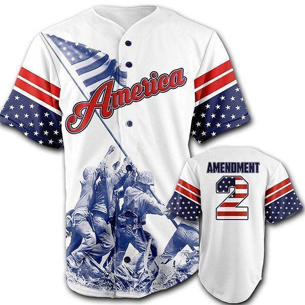 Team America 2/A  Baseball Jersey