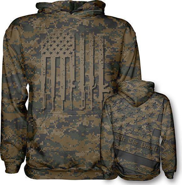 Woodland Digi We The People Hoodie