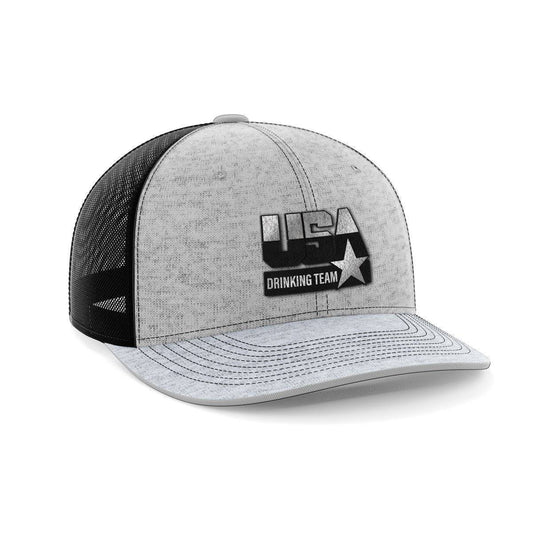 USA Drinking Team Black Patch Hat