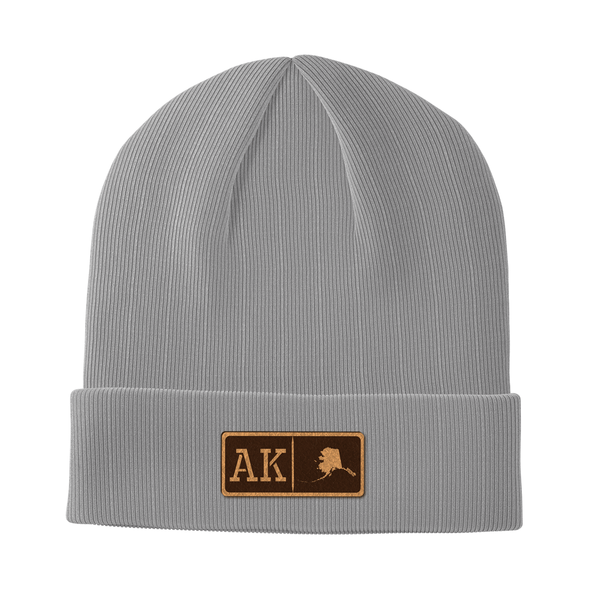 Alaska Leather Patch Homegrown Beanie