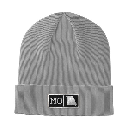 Missouri Black Leather Patch Homegrown Beanie