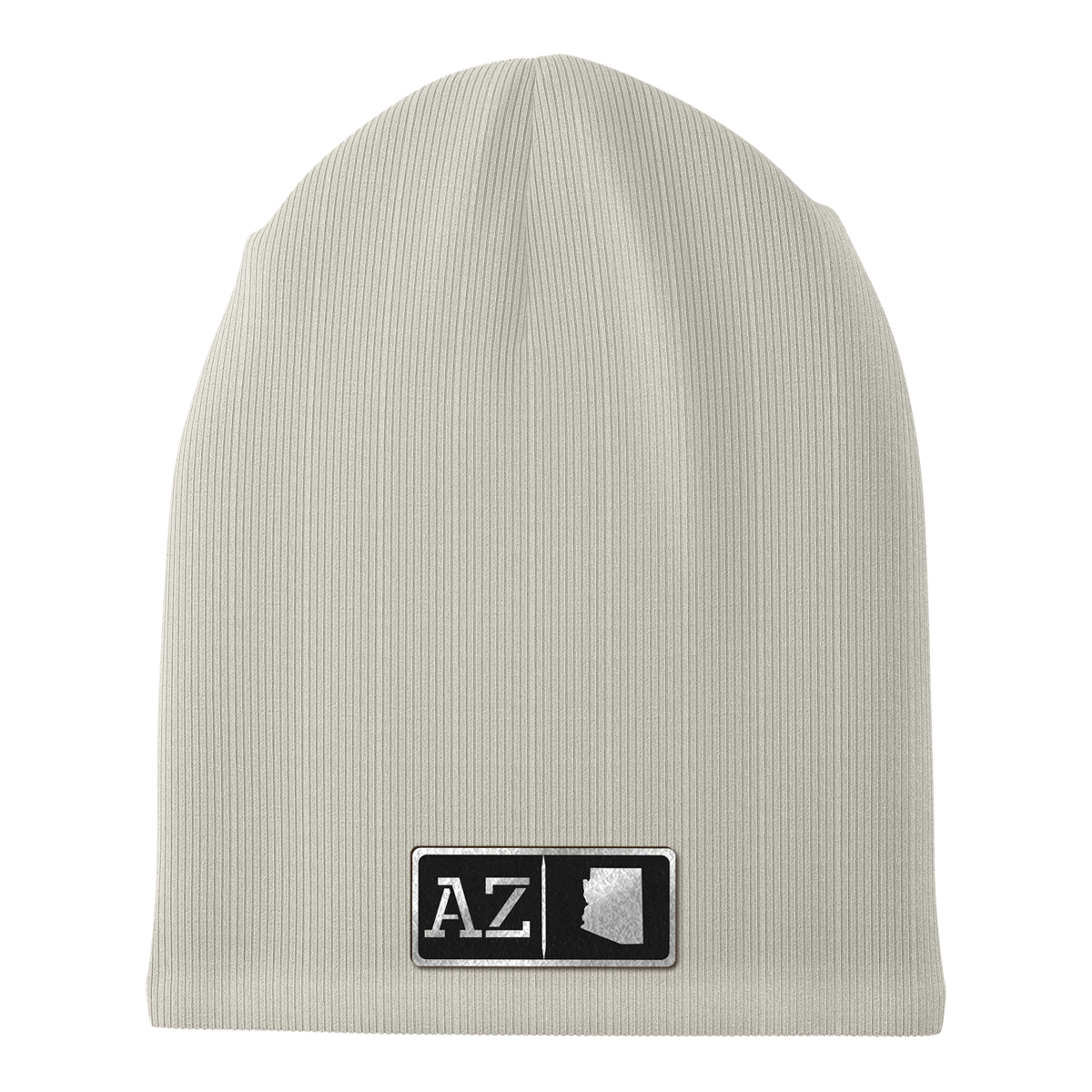 Arizona Black Leather Patch Homegrown Beanie