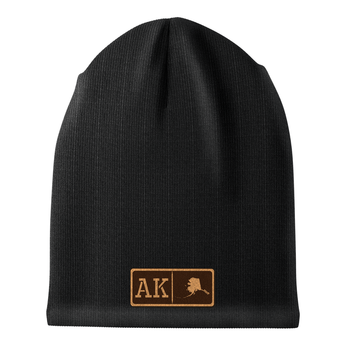 Alaska Leather Patch Homegrown Beanie