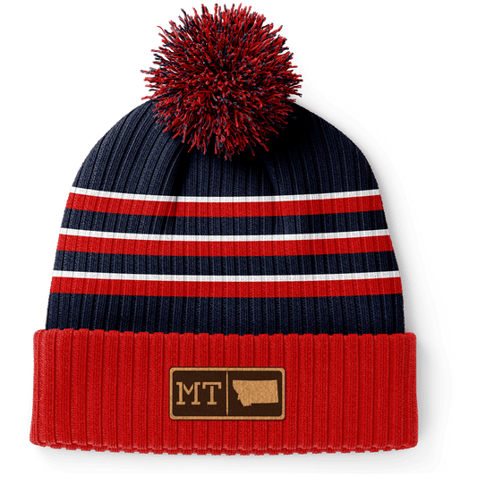 Montana Leather Patch Homegrown Beanie