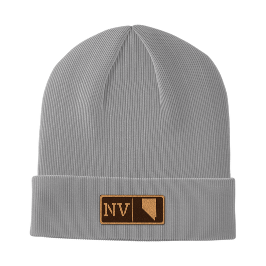 Nevada Leather Patch Homegrown Beanie