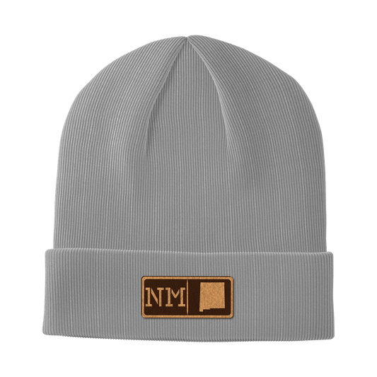 New Mexico Leather Patch Homegrown Beanie