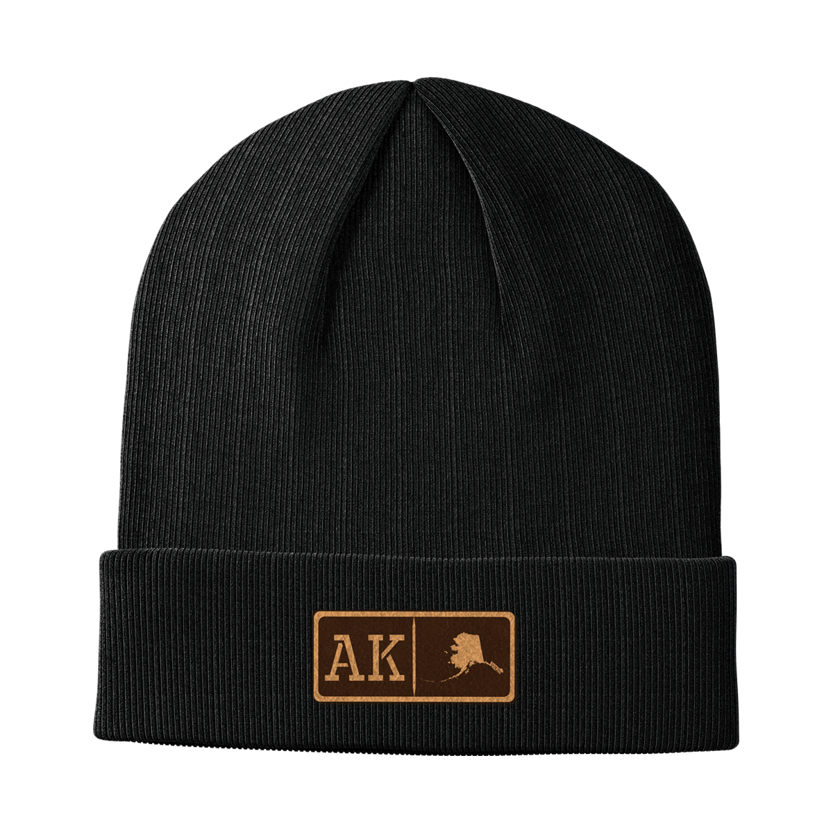 Alaska Leather Patch Homegrown Beanie