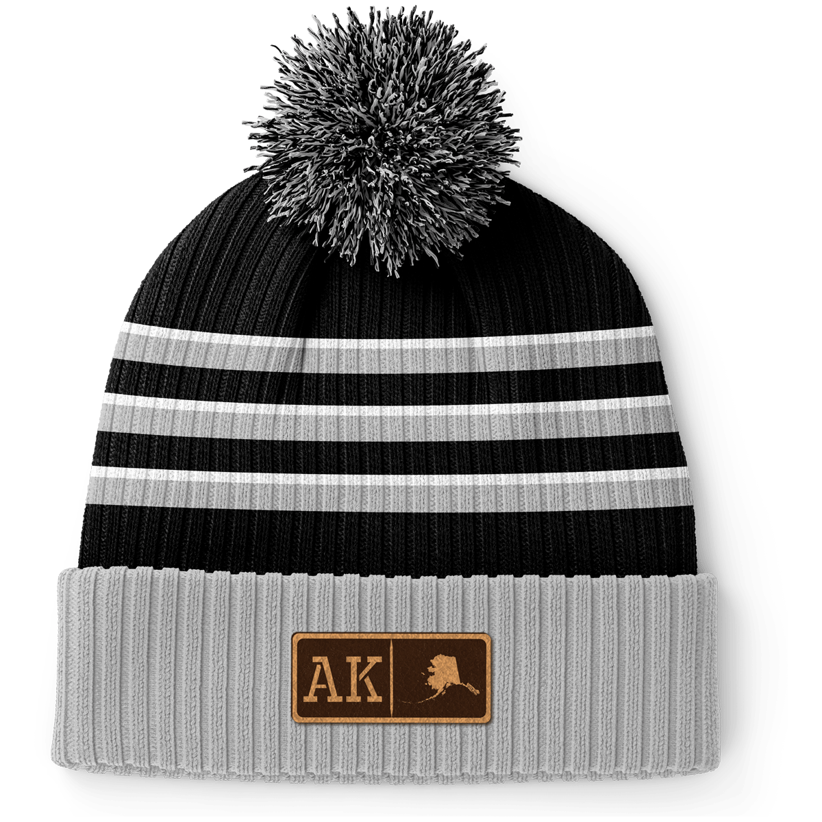 Alaska Leather Patch Homegrown Beanie