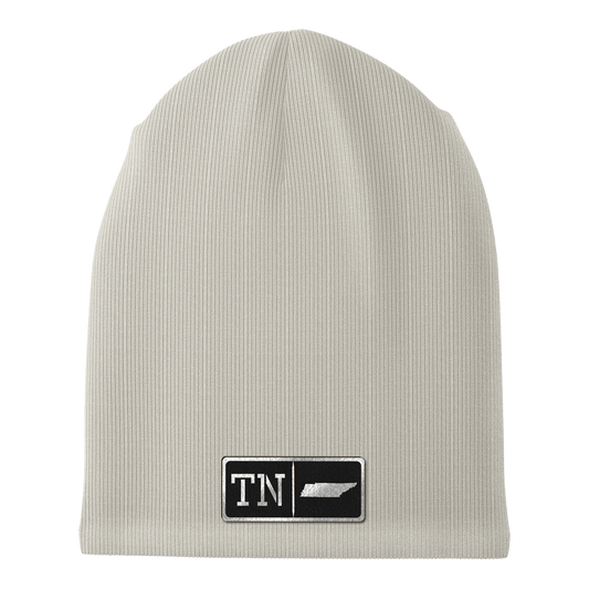 Tennessee Black Leather Patch Homegrown Beanie