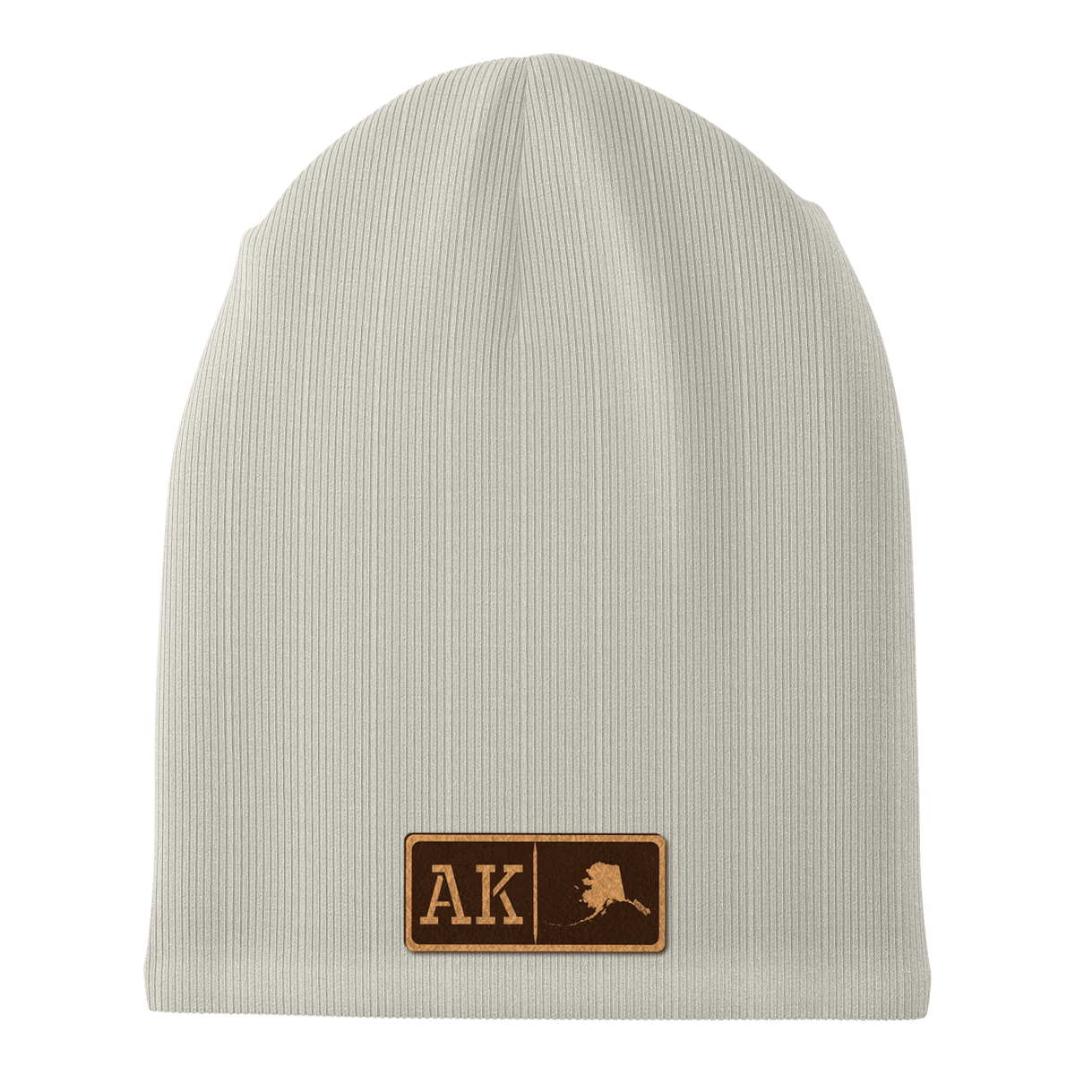 Alaska Leather Patch Homegrown Beanie