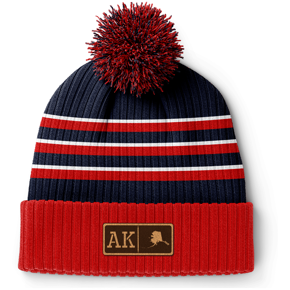 Alaska Leather Patch Homegrown Beanie