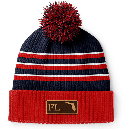 Florida Leather Patch Homegrown Beanie